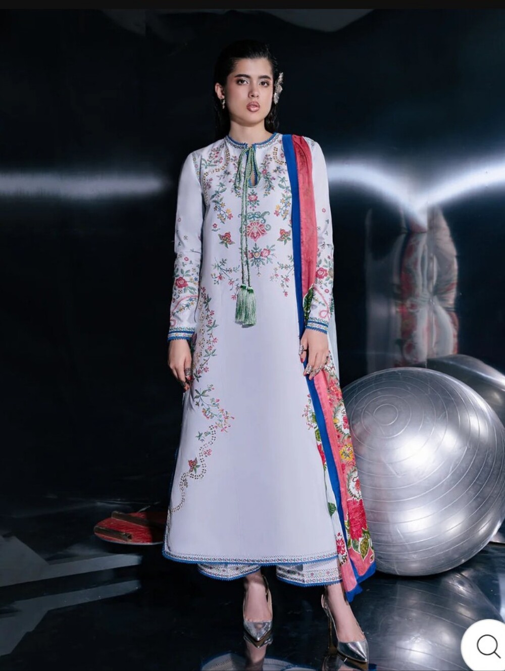 Hussain Rehar Designer Dress NWOT